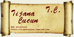 Tijana Ćućun vizit kartica